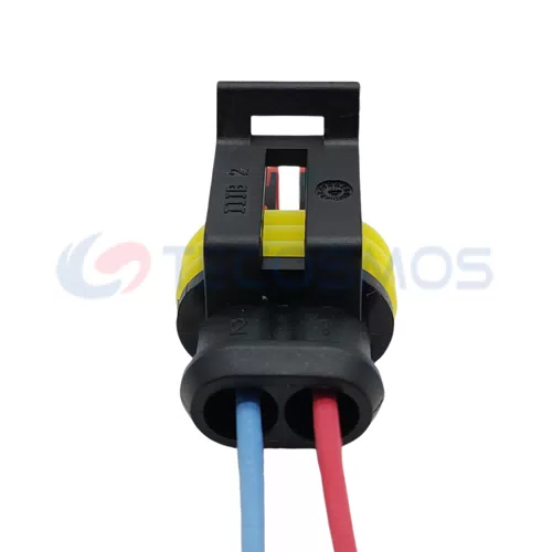 Auto Parts Car Outdoor Temperature 0021 Black Connector for Buick Delphi 2-pin Female CT2-0205m - image 2
